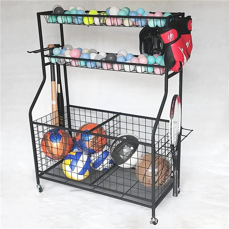 Sports Equipment Storage Rack - 2026 Removable Sports Equipment Storage for
