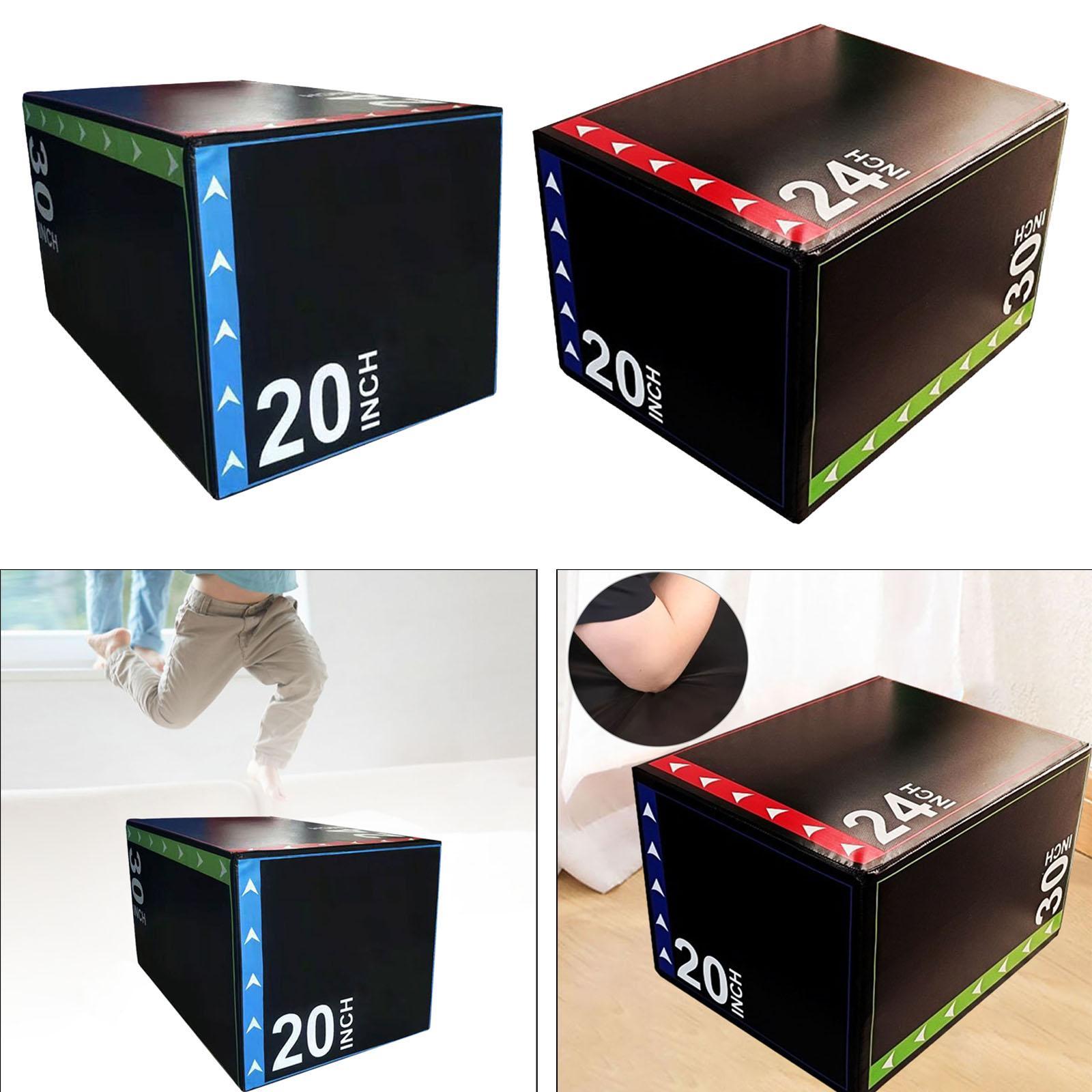Sports Equipment Storage Rack - 3-in-1Jump Box Plyometric Box for Strength