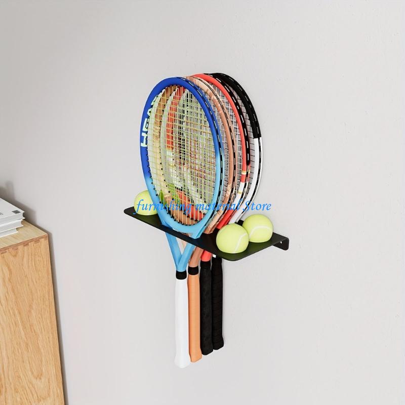 Y5GD Black Wall Mounted Tennis - Sports Equipment Holder 评论和价格
