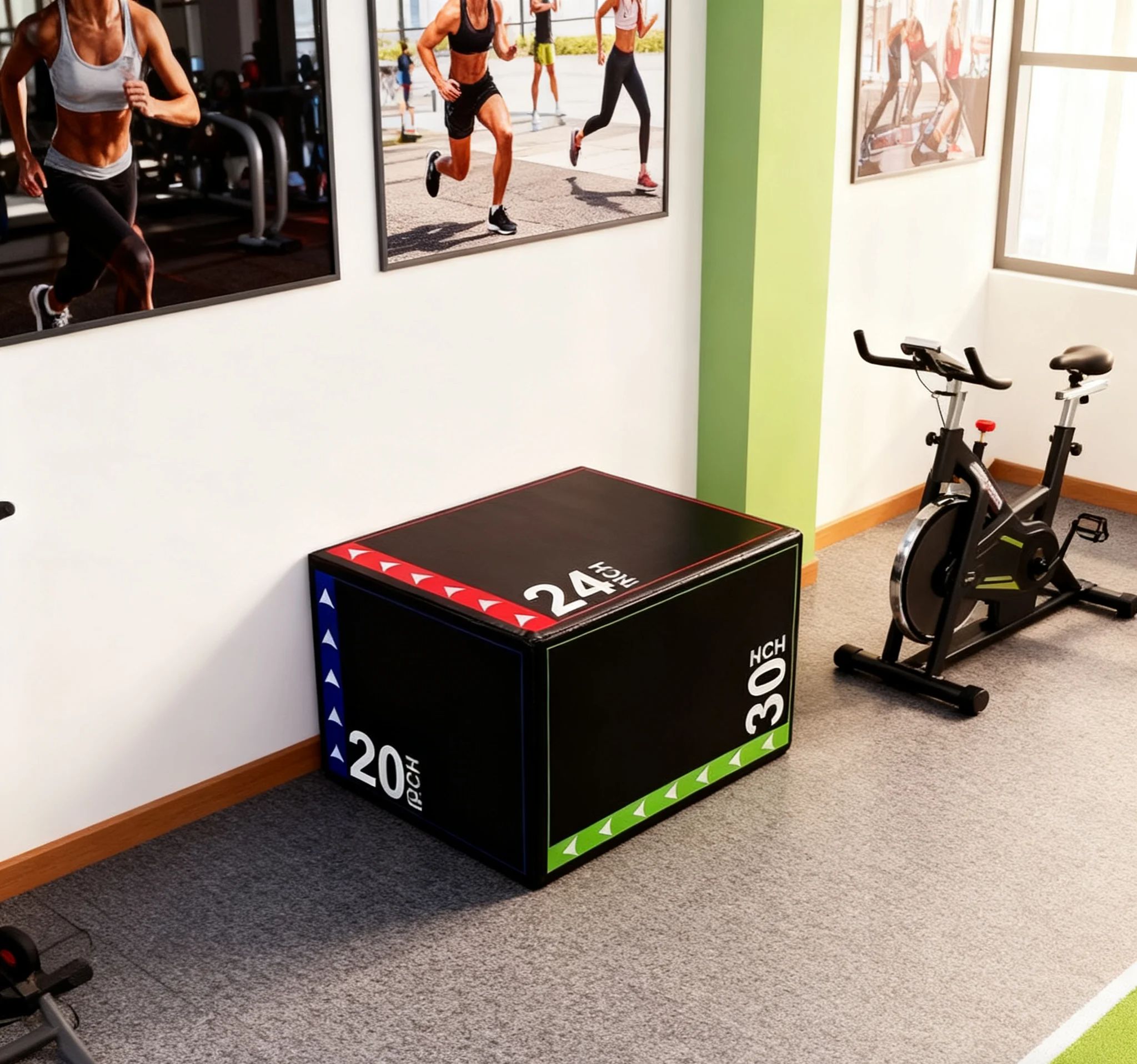 3-in-1Jump Box Plyometric Box  - Sports Equipment Storage Rack 评论和价格