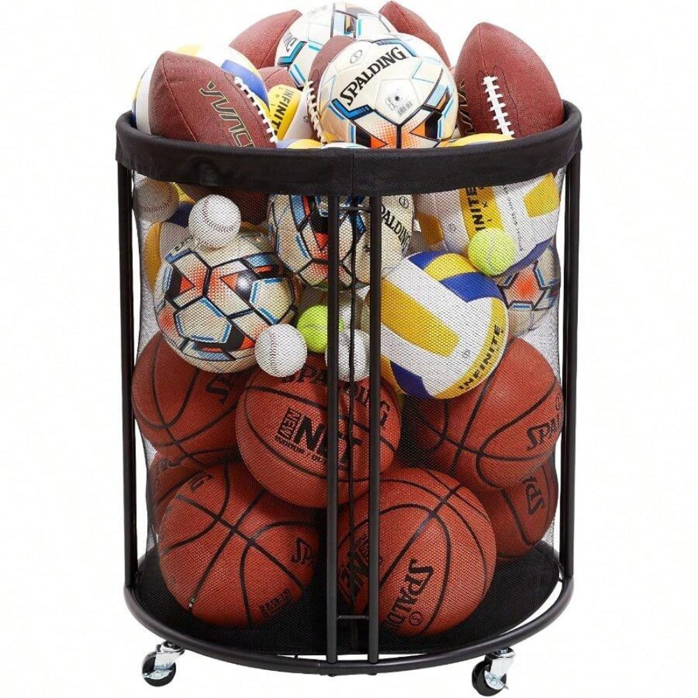 Heavy Duty Ball Storage Bin Ca - Sports Equipment Storage Rack 评论和价格