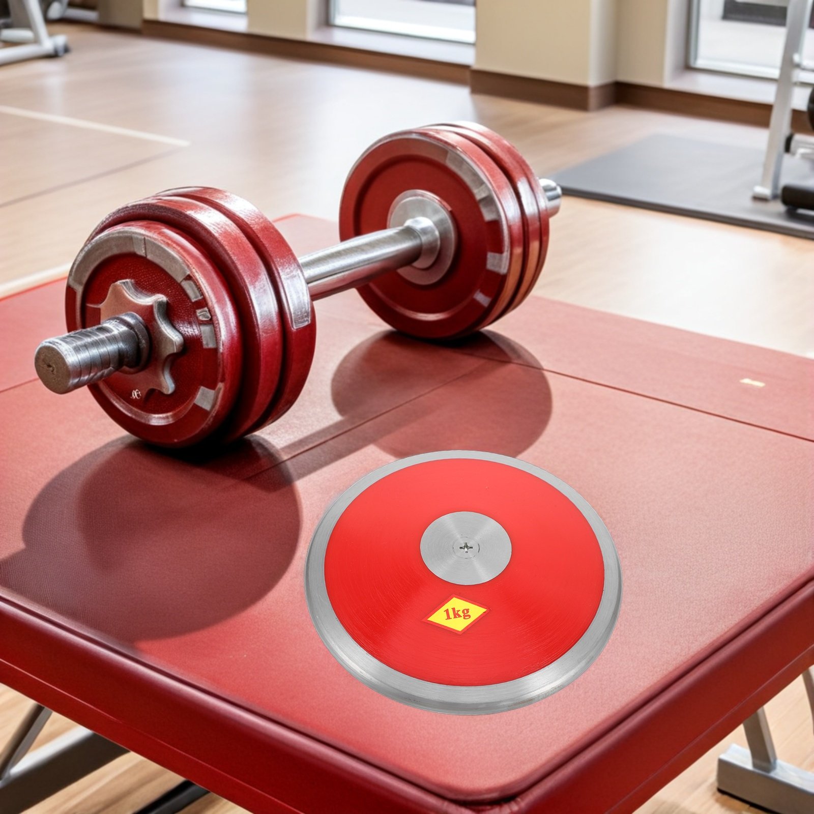 1Kg Solid Nylon Training Discu - Discus Throw Training 评论和价格