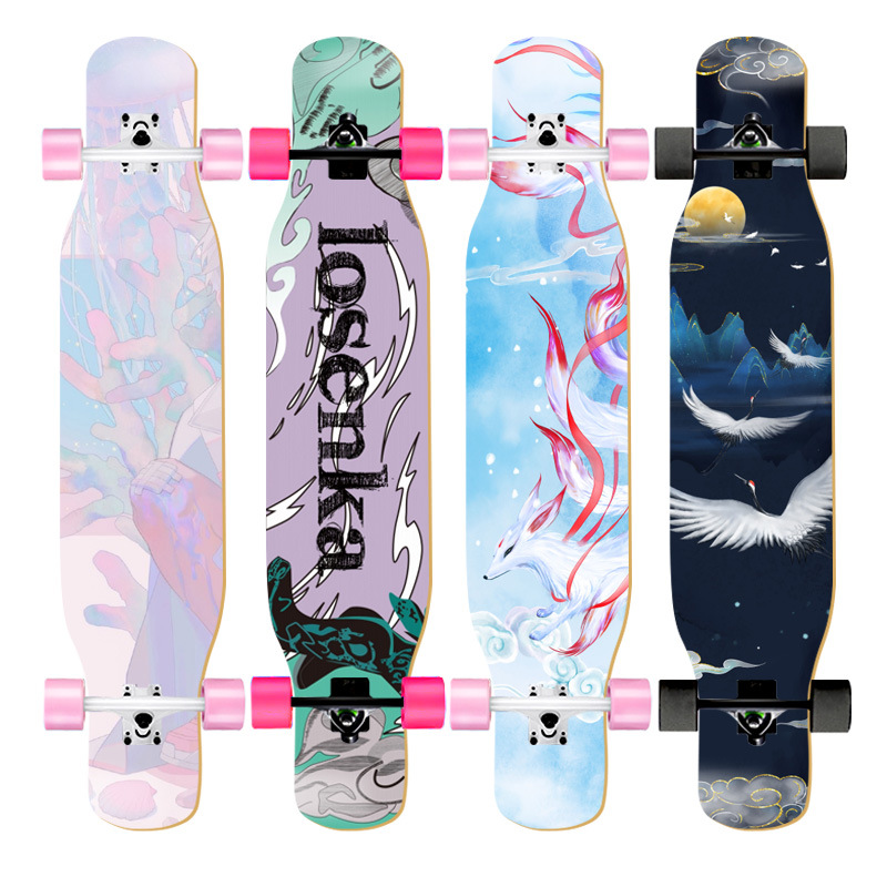 Women's Dance Longboard 110/12 - Skateboard Complete Deck 评论和价格