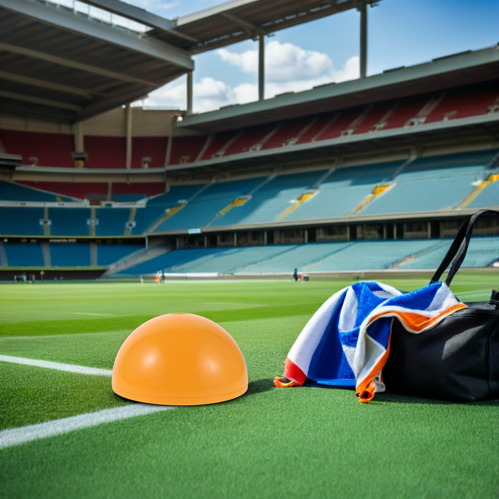 2Pcs Soccer Agility Poles Base - Sports Equipment Holder 评论和价格