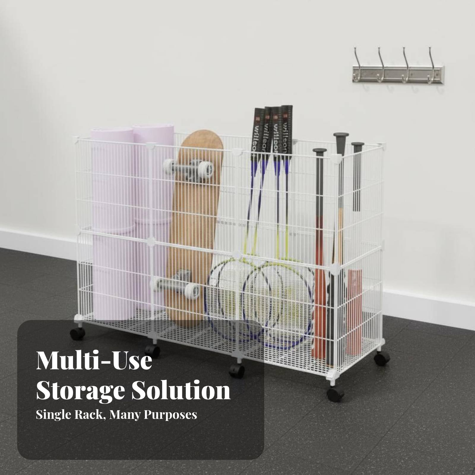 Sports Equipment Storage Cart  - Sports Equipment Storage Rack 评论和价格