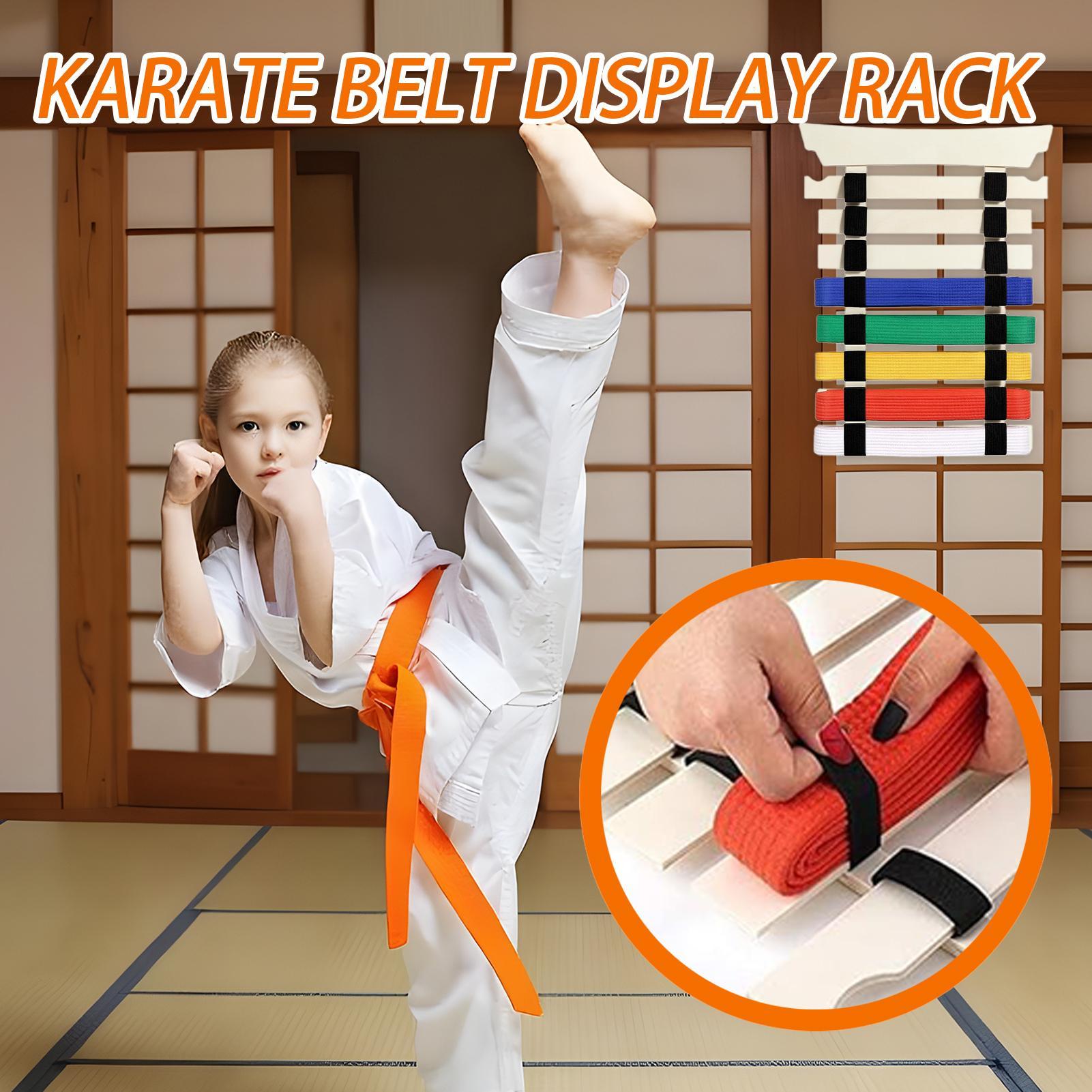 Karate Belt Rack Karate Belt O - Sports Equipment Organizer Rack 评论和价格