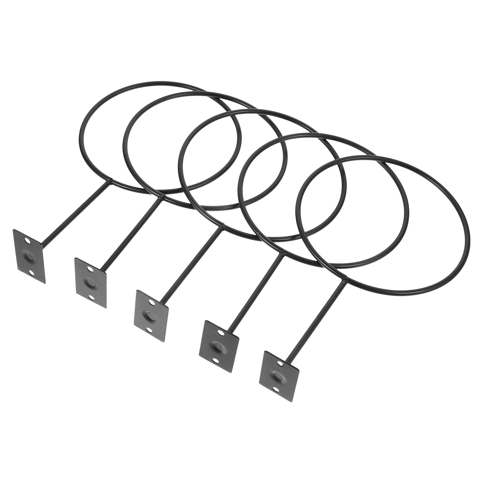 5Pcs Sturdy Iron Wall Ball Rac - Sports Equipment Organizer 评论和价格