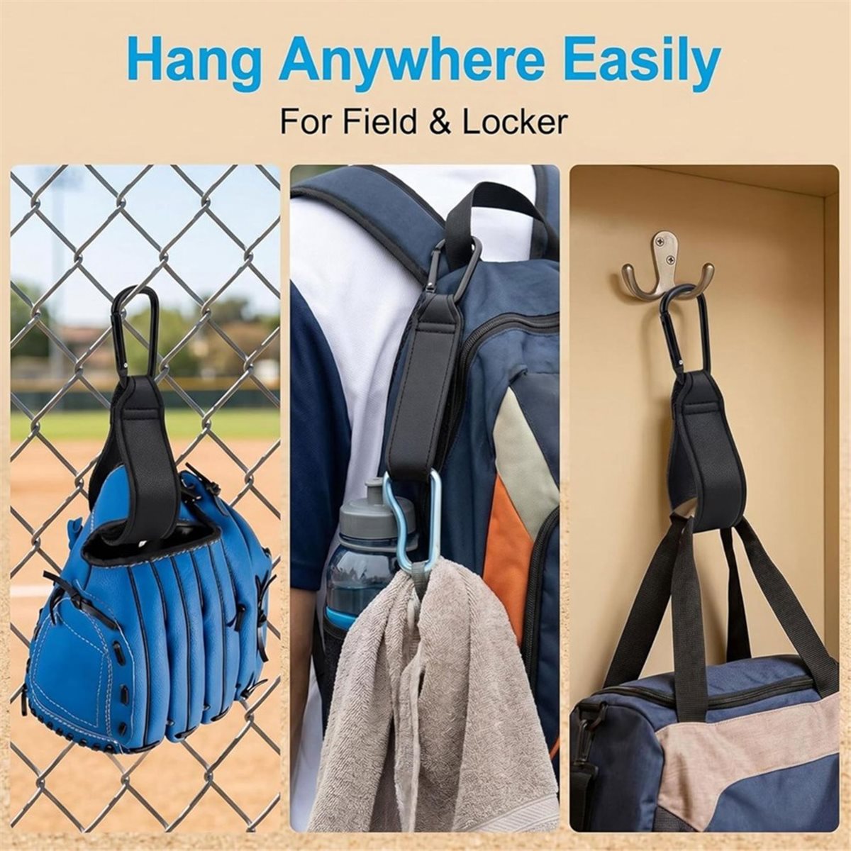 STOCK- 3 PCS Adjustable Baseba - Sports Equipment Holder 评论和价格