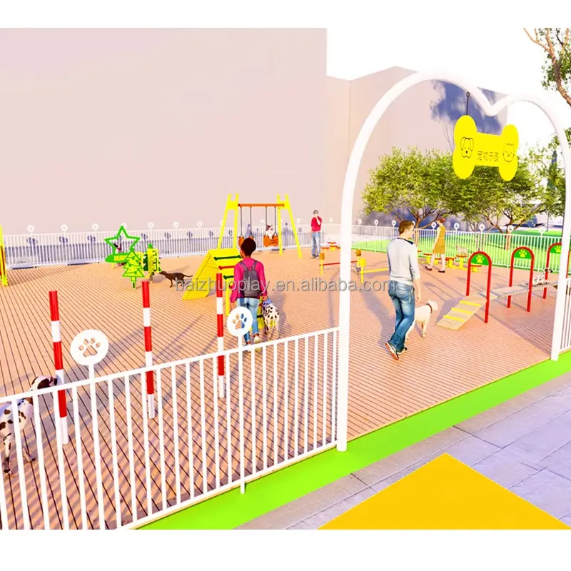 Outdoor Custom Pet Park Playgr - Sports Equipment And Facilities 评论和价格